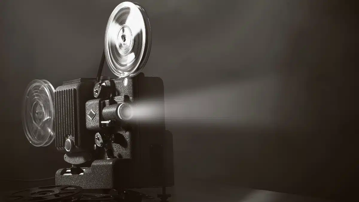 Flickering Film Projector