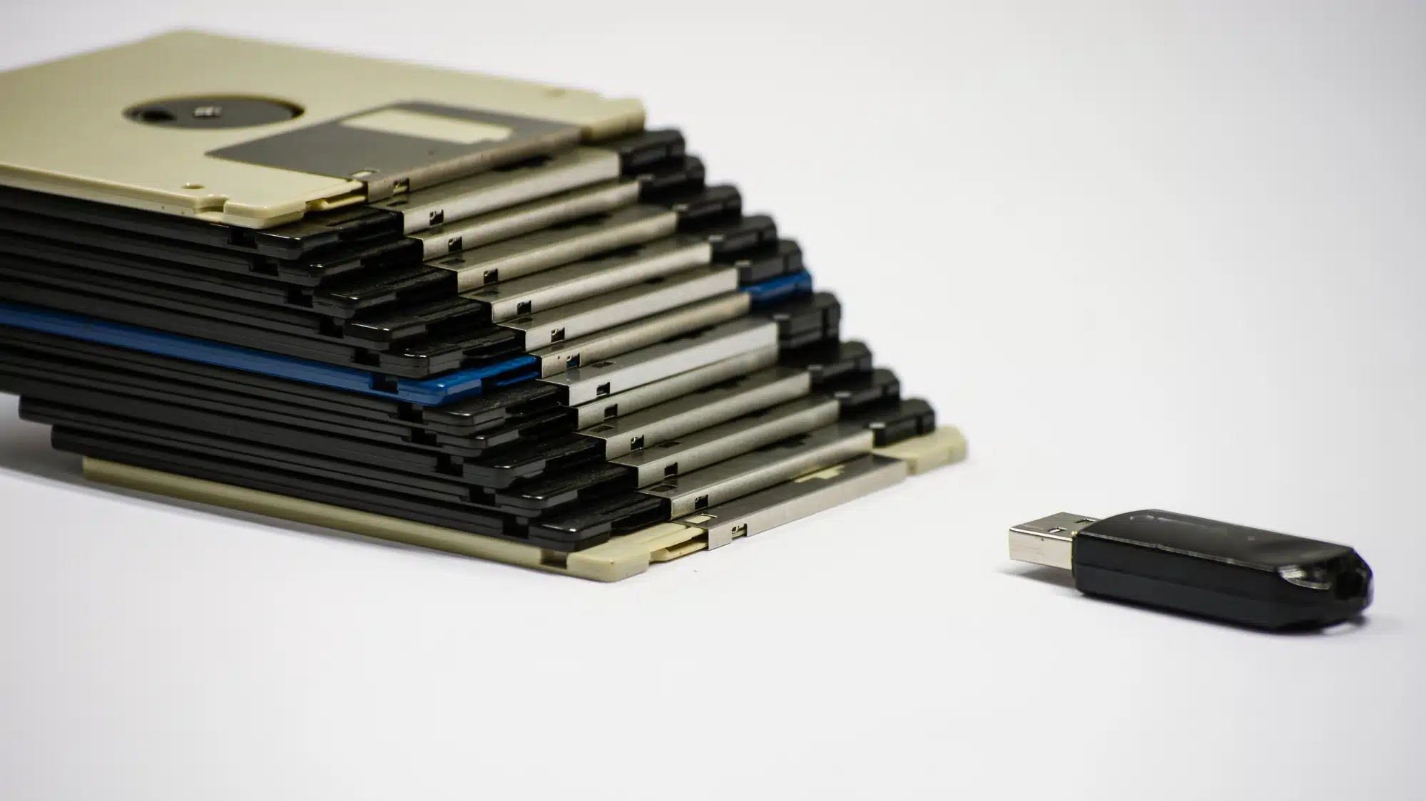 Stack of Floppy Disks